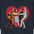 thumbnail image 3 of Wizard of Oz - Dorthy and Friends Photo Heart - Men's Crew Neck Fleece Pullover, 3 of 5