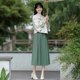 thumbnail image 4 of Nuevo estilo chino mejorado cheongsam para niña otoño e invierno nuevo pequeño vestido de estilo nacional retro conjunto de dos piezas, 4 of 5