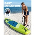 thumbnail image 5 of SOLAVERO 10'6" Inflatable Stand Up Paddle Board, Ultra-Light SUP Board with Accessories, Anti-Slip EVA Deck for Adults, 5 of 8