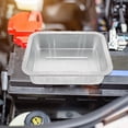 thumbnail image 1 of BESTYASH 2Pcs Leakproof Steel Oil Drain Pan Silver Durable Car Engine Oil Collector for Repair, 1 of 6