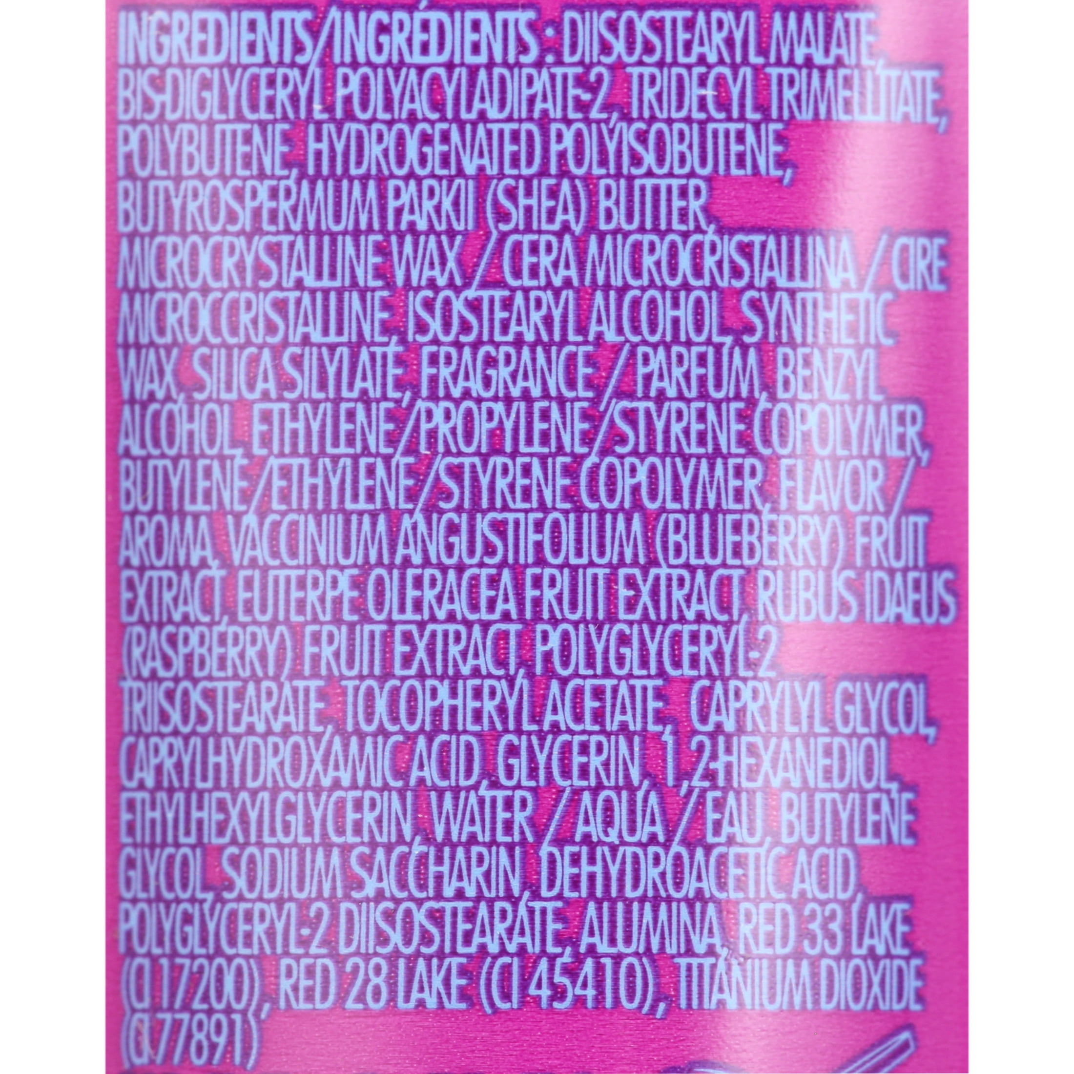 (2 pack) Milani Fruit Fetish Lip Balm, Blueberry Acai