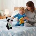 thumbnail image 7 of Realistic Walking Electronic Panda Plush Toy, Interactive Stuffed Animal with Lifelike Actions & Sounds, Soft Fluffy Toy for All Ages, Birthday Christmas Gift for Kids, 7 of 7