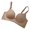 Khaki, variant on Ramiter Women'S Lingerie Women's Non Padded Minimizer Bra Full Coverage Plus Size Support Everyday Bras Seamless Wirefree XL,Beige
