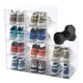 thumbnail image 1 of Cajas para Zapatos Apilables Organizador Transparente 10 Piezas, 1 of 5