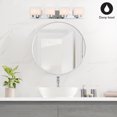 thumbnail image 5 of Design House Dove Creek Modern 4-Light Vanity Light in Polished Chrome with Frosted Glass, 5 of 23