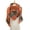 Orange, variant on Women Fall Winter Scarf Classic Tassel Plaid Scarf Warm Soft Chunky Large Blanket Wrap Shawl Scarves