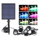 thumbnail image 4 of Foco LED RGB solar subacuático para jardín, fuente, estanque, 1/2/3/5 luces 5 Lámparas, 4 of 9