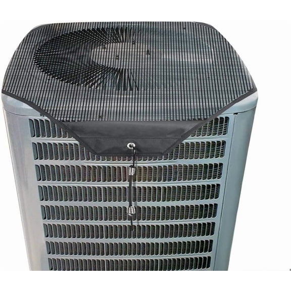 Ac Unit Cover - Conditioner Summer Top Air Conditioner Leaf Guard Air Conditioner Cover For Outside Units (Mesh, 28"×28")
