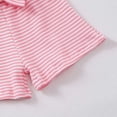 thumbnail image 4 of Girls Summer Outfits 2Pcs Kids Clothes Girls Tie Knot Front Tops T-Shirts and Casual Short Sets 5-12Y Girls Summer Set 1-4 Years,2-3 Years, 4 of 6