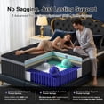 thumbnail image 3 of FOLVUTY King Mattress 14 inch Medium Firm Hybrid Mattress in a Box, Graphene-Infused High-Density Support Foam, Gel Memory Foam, Pocket Coils, Black, 3 of 12