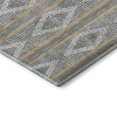 thumbnail image 3 of Addison Rugs Mayfield Premium Machine Washable Transitional Geometric Gray Rectangle Rug, 8' x 10', 3 of 6