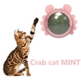thumbnail image 4 of Juguetes para lamer gatos en forma de cangrejo, juguetes para morder gatos saludables, accesorios para mascotas (rosa), 4 of 5