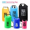 thumbnail image 2 of 500D Waterproof Swimming Bag Dry Sack 2/5/10/15/20/30L Waterproof Floating Dry Gear Bags For Boating Fishing Rafting Swimming A1 2L-No straps, 2 of 6
