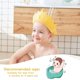 thumbnail image 2 of Protector de gorro de ducha para bebé para protección de ojos y oídos para niños de 0 a 9 años, la linda forma de corona hace que el baño del bebé sea más divertido (amarillo), 2 of 5