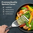 thumbnail image 4 of Fish Spatula Stainless Steel, Slotted Fish Turner Spatula with Sloped Head Design, Metal Spatula Griddle Spatula For Flipping Delicate Food, Fish, Egg, Patties, Fries, 4 of 7