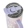 thumbnail image 4 of Thyme & Table 24oz Stainless Steel Luna Tumbler with Handle and Dual Straw Lid, Garden, 4 of 6