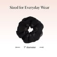 thumbnail image 5 of Kitsch Pleated Scrunchie for Women - No Crease Hair Ties No Damage, Stylish and Comfortable Fabric Ponytail Holders for Everyday Hairstyles & Spooky Season Looks | Ideal Gifts for Women - 1pc, 5 of 16
