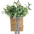 thumbnail image 3 of Hanging Basket for Front Door,Spring And Summer Flower Basket And Flower Wreath Simulation Flower Vines Basket Door Basket Door Hanging in Front of Home Decorative(A 14in), 3 of 9