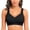 Black, variant on Women's Seamless Bras Supportive No Underwire Bra Comfortable Push Up Bralettes Full Coverage T-Shirt Bra