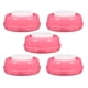 thumbnail image 1 of BRIGHTFUFU 5 discos de sellado de silicona antifugas para biberones. Tapas universales para biberones de viaje. Tapón de sellado para biberones de leche de vidrio, color rosa., 1 of 8