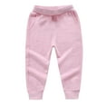 thumbnail image 4 of Toddler Baby Girl Sets 2 Piece Outfits Toddler Baby Boys Girls Candy Color Solid Color Leggings Casual Kids Sports Pants Hoodies Set For Every Holiday Legging Set 2, 4 of 5