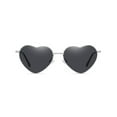 thumbnail image 2 of Taylonsss Heart Shaped Sunglasses, Transparent Candy Color Frameless Heart Glasses For Party Favors, 2 of 3