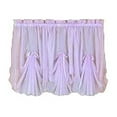 thumbnail image 4 of Emelia sheer Lilac kitchen curtain valance, 4 of 5