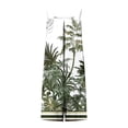thumbnail image 4 of Women Summer Jumpsuit​ Fashion Relaxed Fit Printed Sleeveless Shorts, Button Front with Pockets for a Fun, Playful Style Green L, 4 of 5