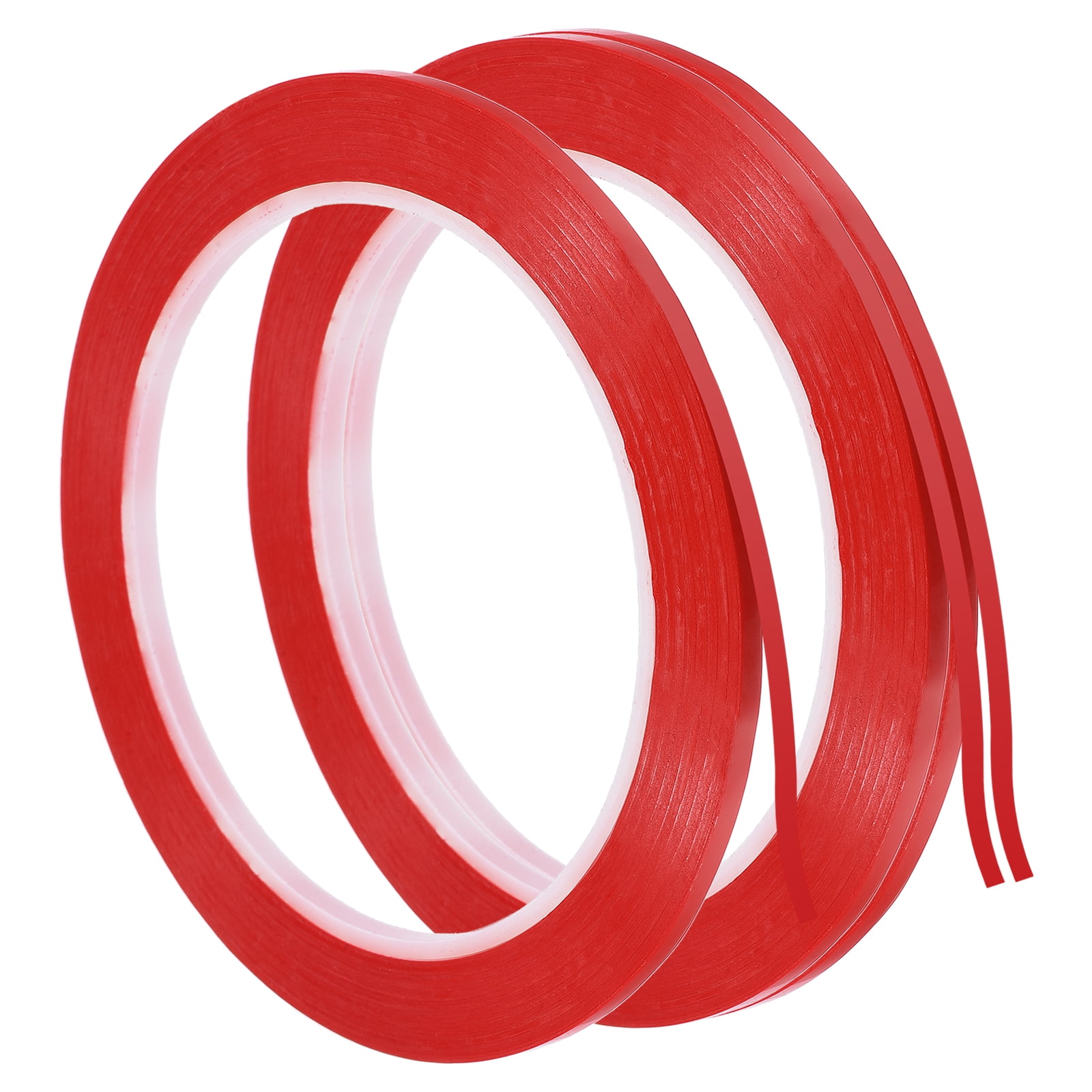 1/8" x 72 Yards Whiteboard Tape, 3 Pack Thin Dry Erase Tape, Red