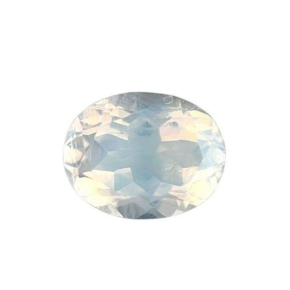 Certified Real 1 Carat Moonstone Oval Shape Brilliant Cut 8x6 mm Loose Gemstone June Birthstone