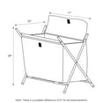 thumbnail image 2 of FURINNO WS17005 Panier à Linge Pliable avec Support, 2 of 3