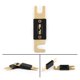 thumbnail image 3 of Fuse Fuse 30A500A AMP Gold Plated Blade Fuses 2PCS Fuses Connector(450A), 3 of 4