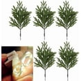 thumbnail image 4 of 15" Christmas Lighted Norfolk Pine Branches,Light Up Pine Stems,Christmas Norfolk Pine Branches,Lighted Norfolk Pine Branches,Norfolk Pines Stems for Christmas Holiday Centerpiece Table Decorations, 4 of 7