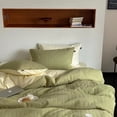 thumbnail image 2 of Zhuge Bed Sheets Set, Bedding Sheets Pillowcases Kit, Twin Bed Set, Hotel Bedding, Home Decor(Green), 2 of 5
