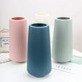 thumbnail image 4 of Large Plastic Vase-Minimalist Flower Vase Container Nordic Jardiniere INS Flower Vases Decoration Imitation Glaze Vase for Modern Table Shelf Home Decor, 4 of 7