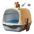 thumbnail image 2 of BKER Enclosed Cat Litter With Litter Pads For Indoor Cats Odor Control Privacy Tray, 2 of 5