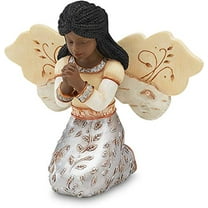 Elements in Faith Ebony Angel Figurine by Pavilion, 3-1/2-Inch, Praying