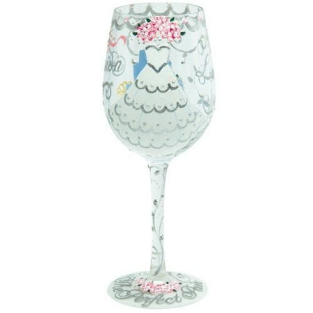 

Santa Barbara Design Studio GLS11-5522X Lolita Love My Wine Hand Painted Glass Bride