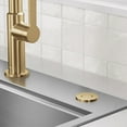 thumbnail image 3 of KRAUS Flat-Top Garbage Disposal Air Switch Button in Brushed Brass, 3 of 9