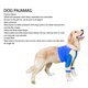 thumbnail image 3 of Camisas Para Perros Grandes Cómodas Y Antiabrasión Conjunto De Pijama Para Perros Ventilado Amarillo Rayas Blancas Evita Lamer Transpirable Cómodo Pijama Antiabrasión Para, 3 of 8