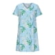thumbnail image 4 of Vestidos estampados plegables de manga corta con cuello redondo informal de verano para mujer Fridja bnh458, 4 of 8