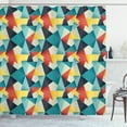 thumbnail image 1 of Ambesonne Abstract Shower Curtain, Colorful Fractal, 69"Wx84"L, Multicolor, 1 of 3