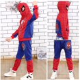 thumbnail image 2 of Bebé niños primavera otoño dibujos animados Spiderman trajes disfraz niños Sudadera con capucha abrigos + Pantalones conjuntos niños superhéroe Cosplay ropa6 Gao Jinjia LED, 2 of 2