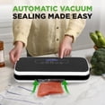 thumbnail image 4 of Selladora al vacío para alimentos NutriChef, sellado automático de aire, negra, 4 of 8