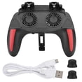 thumbnail image 1 of Mobile Phone Game Controller with Dual Cooling Fans Heat Dissipation Gamepad Power Handle, 1 of 3