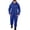 Z1-1-Blue, variant on CHENge Mens Hooded Jumpsuit Full Zip Up Onesie Work Coverall Rompers Plus Size One Piece Overalls Jogging Suit with Pockets