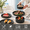 Black-Service for 2 (6PCS), variant on Dinnerware Sets 6-piece Plates And Set For 2 Matte Black