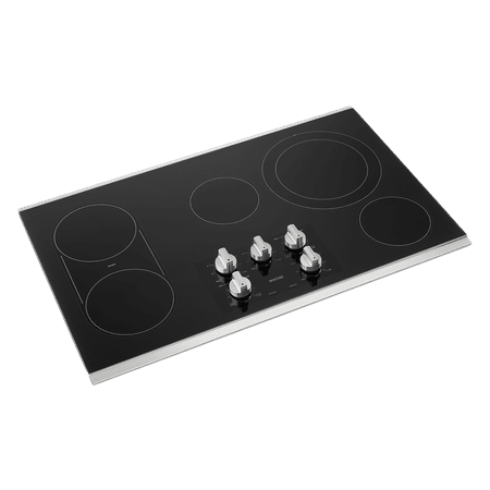 Maytag - 36" Built-In Electric Cooktop - Stainless Steel