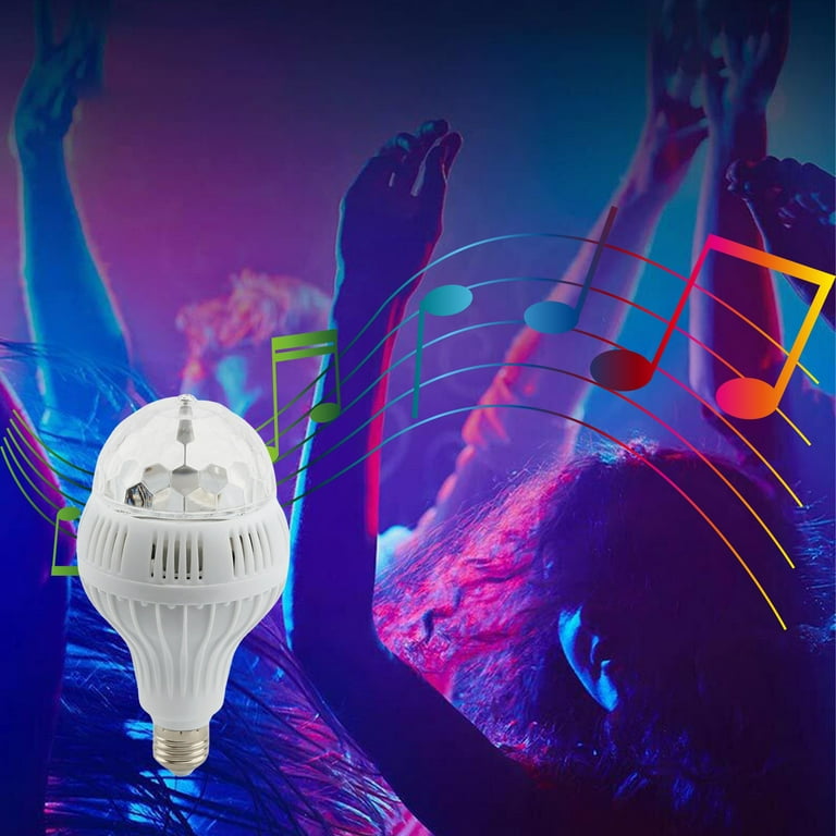 2023 Summer Savings Clearance! WJSXC Smart Home Lights,E27 Disco Light Bulb  Rotating LED Party Bulb Strobe Light for Parties- RGB Multi Crystal Disco