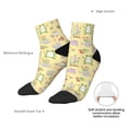 thumbnail image 6 of Fuzoiu Frog Bee Print Adult Socks, Crew Moisture-wicking Socks, Unisex Cushion Crew Socks,Casual Sports Ankle Socks, 6 of 7